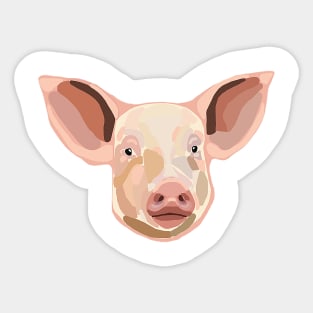 Pig Illustration Sticker